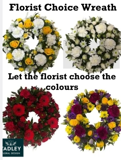 Florist Choice Funeral Wreath