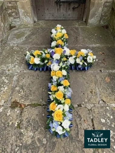 Cross Mixed Flowers